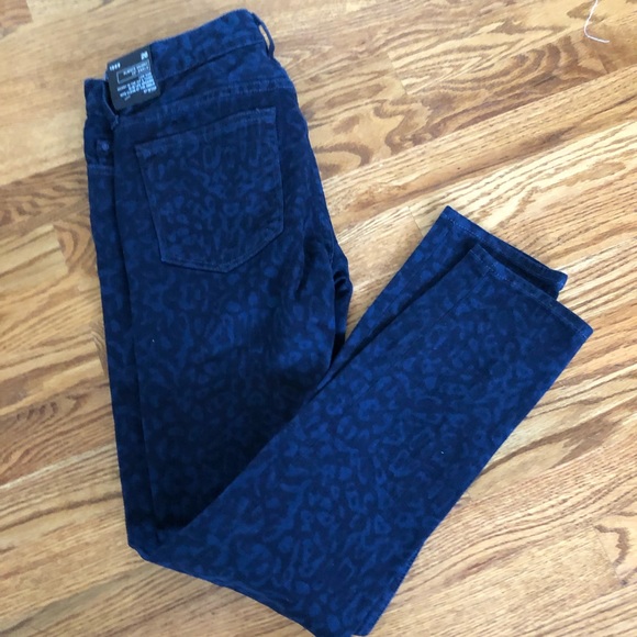 Gap Always Skinny 29 Inch Ankle Jean Cheetah Print - Picture 1 of 8